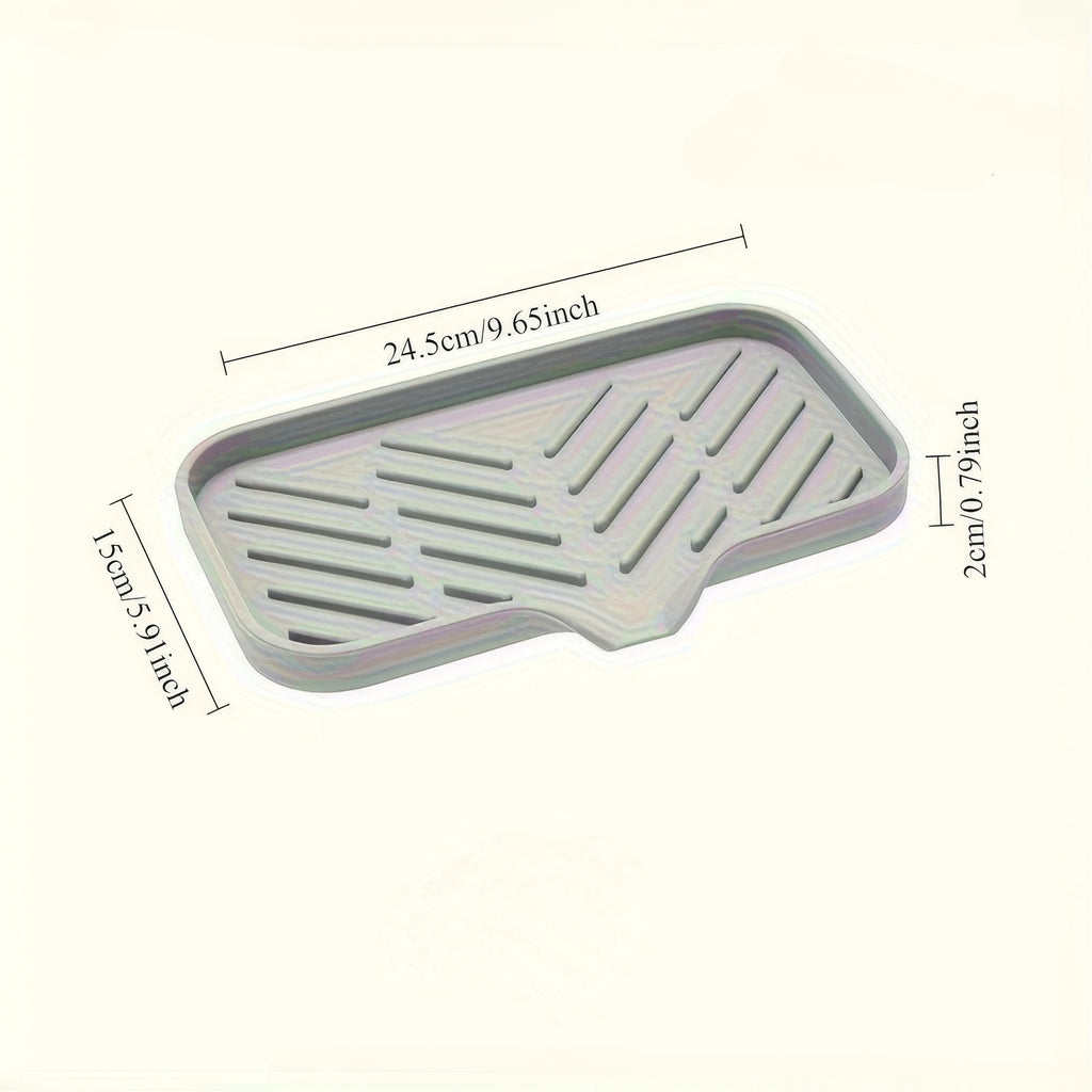 1 Drain Pad, Space Saving, Suitable for Dishes, Utensils, Pots, Kitchen Countertop Pads, Essential for Home Use