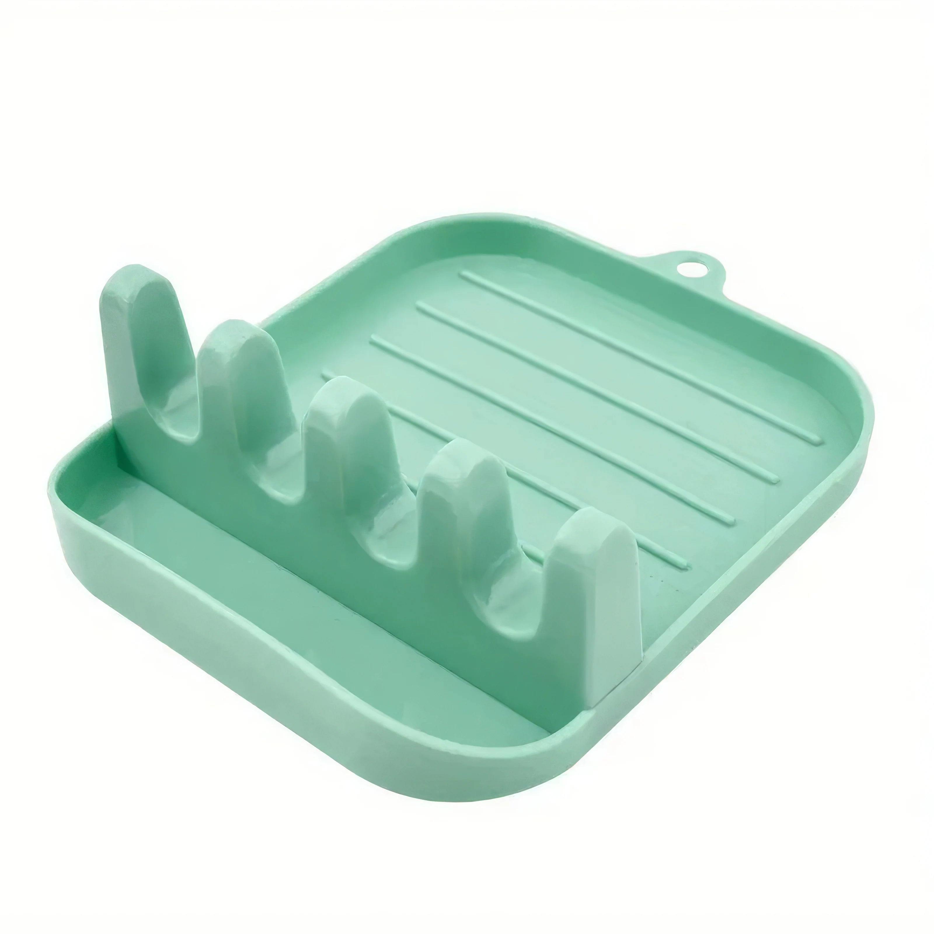 1 Green Cutlery Rack, Dish Drain Rack, Suitable for Busy Families, Compact Countertop Storage Rack, Multifunctional Storage Use