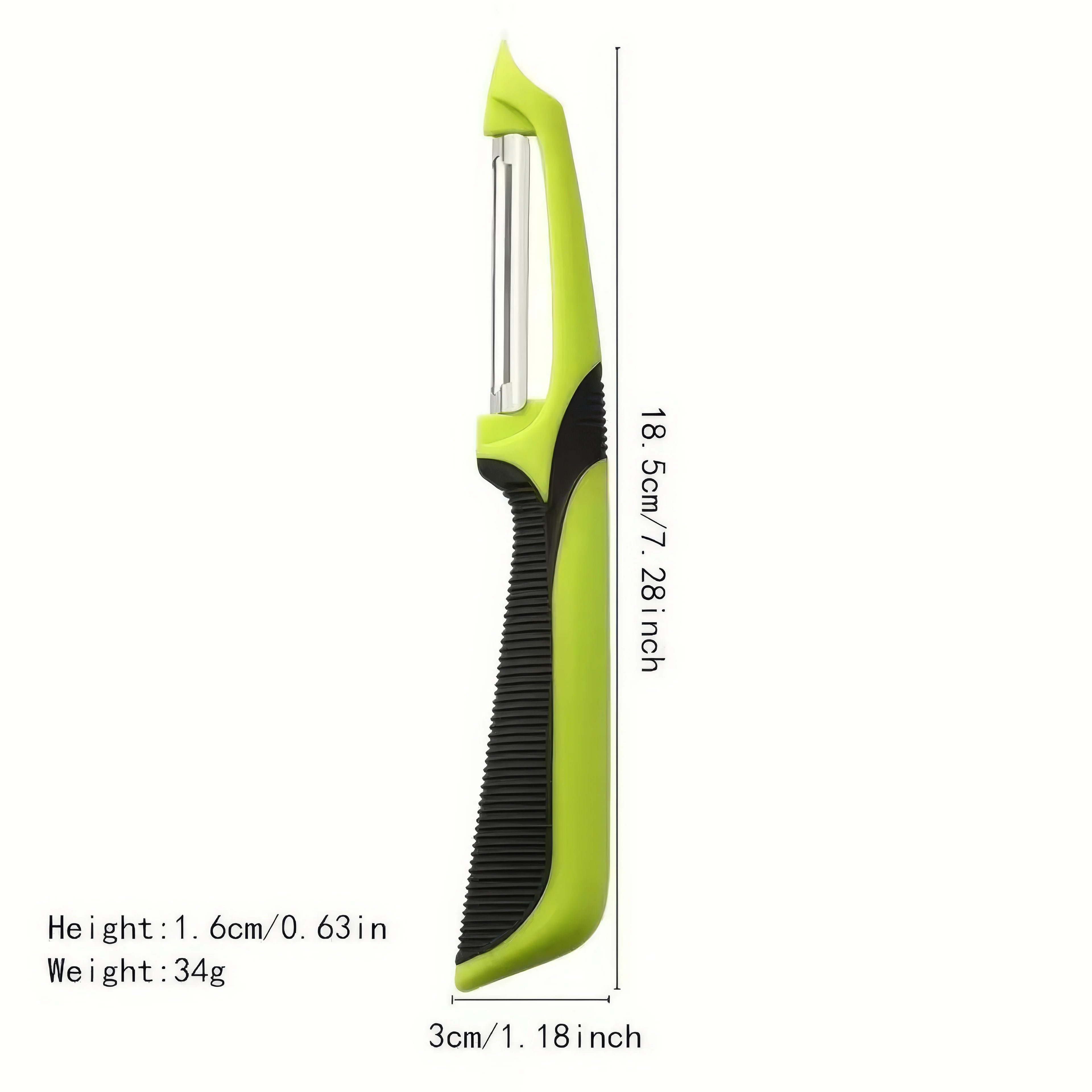 1 Green Peeler, Sharp Peeling Blade, Reusable, Suitable for Household, Dining, Potato Peeler, Kitchen Small Tool