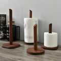 Simple Creative Solid Wood Storage Rack Vertical Household Kitchen Tissue Rack Cling Film Racks Household Storage Products
