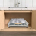 Modern Pull Out Dish Drainer Drawer Bottom-Mounted Slide Out Storage Shelf for Kitchen Cabinets, Under the Sink, Closets