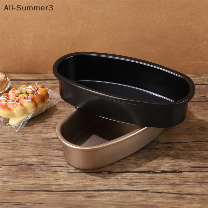 Oval Bread Mold Carbon Steel Non-Stick Cake Pan Toast Mold Cake Baking Tray Loaf Pan Kitchen Baking Tools Bakeware Baking Mold