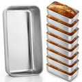 Pack Stainless Steel Loaf Pans 9x5 Inch Bread Bread Pans Metal Bakeware for Baking Bread Cake Meatloaf Brownies Healthy and Non
