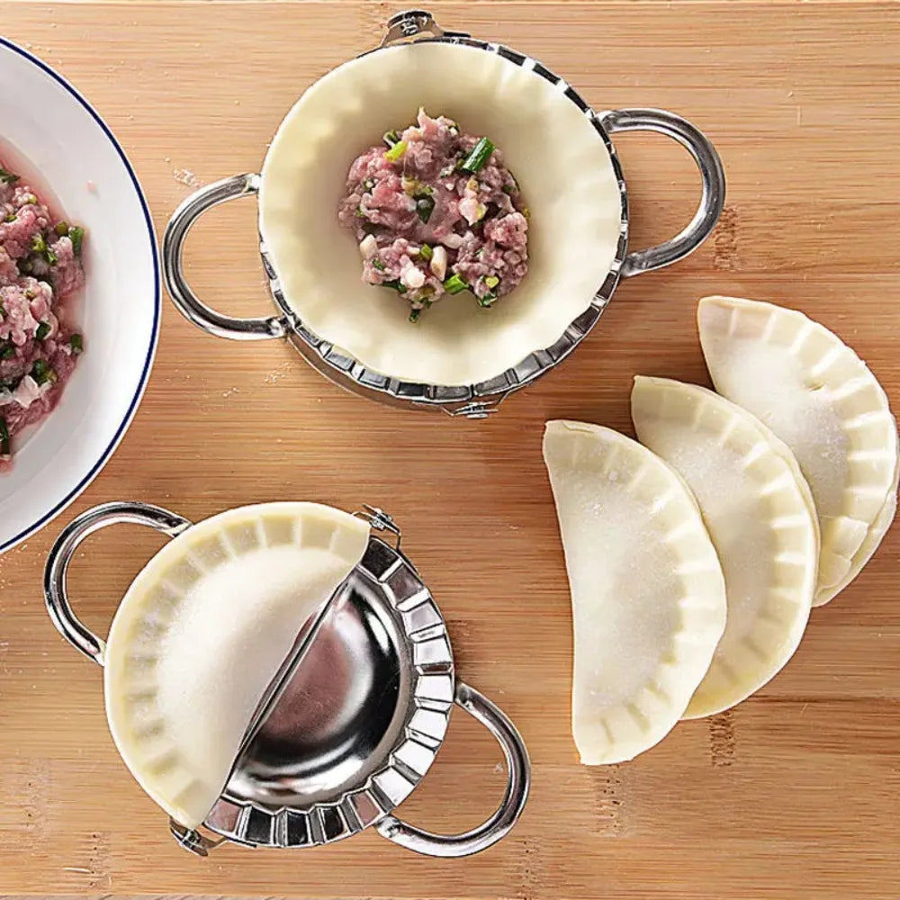 Stainless Steel Dumpling Maker Set – Easy Dumpling Wrapper & Ravioli Press Mold