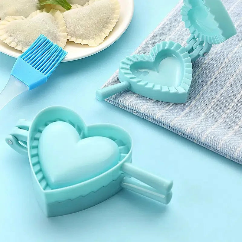 Heart Butterfly Flower Shape Kitchen Dumpling Maker - DIY Dumplings, Ravioli & Pie Molds for Creative Cooking!
