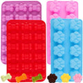 Puppy Dog Paw Bone Silicone Mold for Jelly Candy Chocolate Ice Cube Baking Mold to Make Dog Snack Biscuits in Multiple Colors a