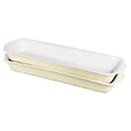 15" x 3.5" Ceramic Loaf pan Set of 2 27 OZ Rectangle Bakeware Baking Supplies Heritage Loaf Pan - Relatively long for Cake Brea