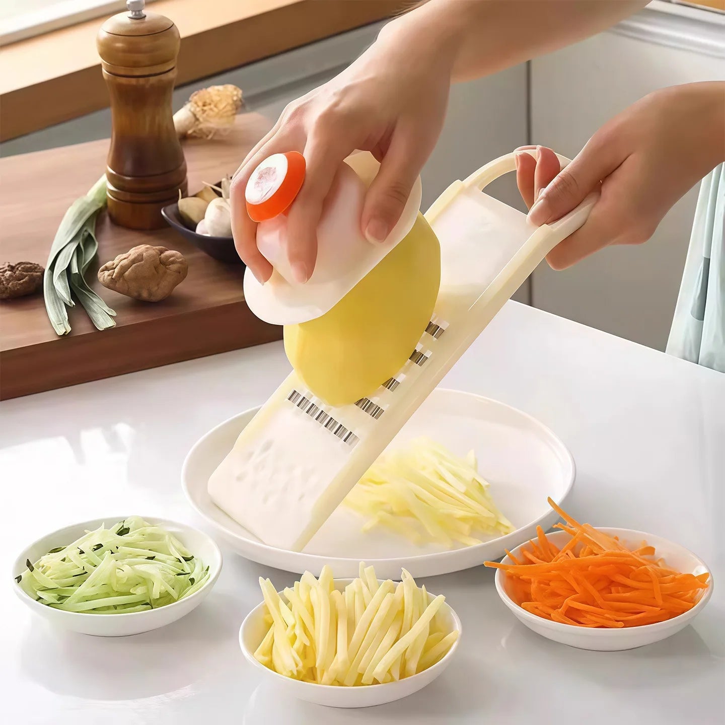 Grater Vegetables Slicer Carrot Korean Cabbage Food Processors Manual Cutter Kitchen Accessories Supplies Useful Things for Home