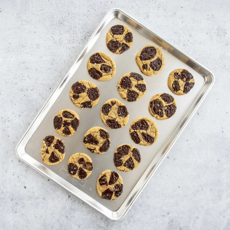 Naturals 21" x 15" Aluminum Extra Large Rectangular Cookie & Baking Sheet Pan