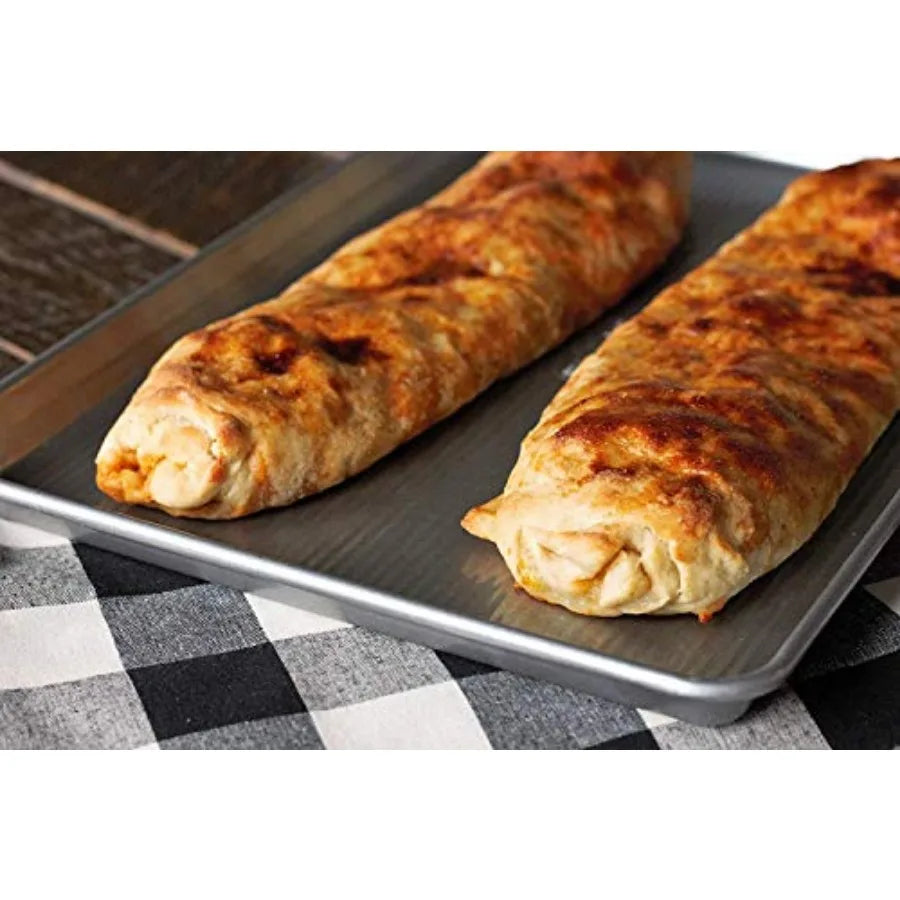 Bakeware Nonstick Jelly Roll Pan With Lid White