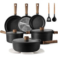 16-Piece Nonstick Cookware Set with Induction-Ready Pots and Pans