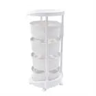 Multi-Layer Vegetable Rotating Basket Rack Fruit Snack Storage Kitchen Organizer