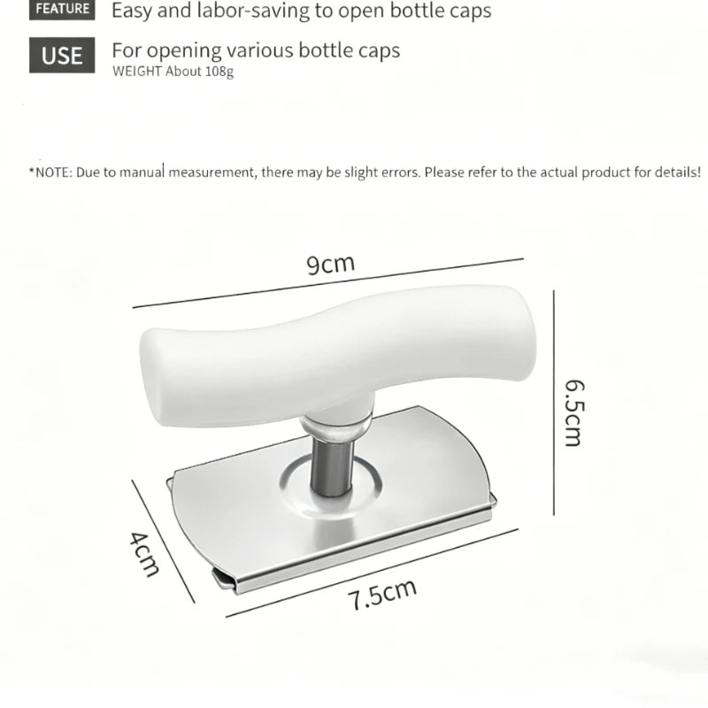 Easy Grip Jar Opener Labor-Saving Can Opener, Multifunctional Bottle Cap Twist Off Tool, Kitchen Gadget for Jars and Bottles