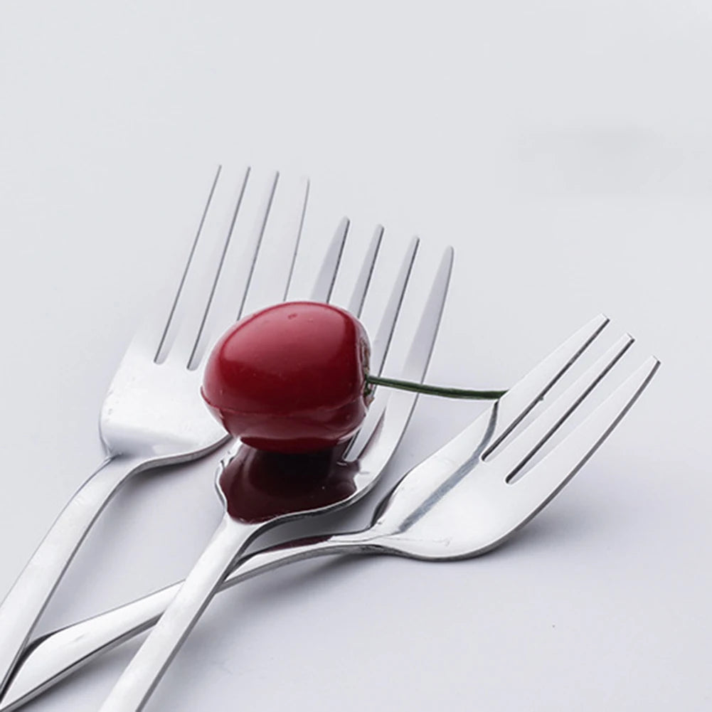 2/3/5/6pcs Hotel Steak Forks  Stainless Steel Table Forks Comfortable Grip Flatware Forks Use for Home/Kitchen/Restaurant