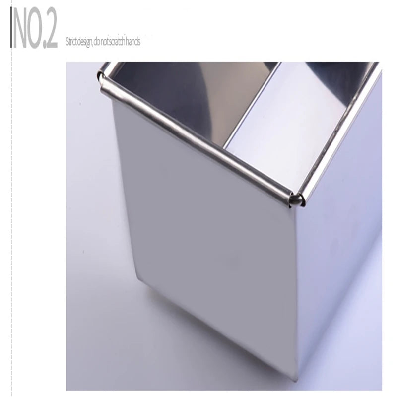 1pcs Toast Bread Box Nonstick Rectangular Aluminum Plate Loaf Bread Cake Pan Tin Toast Molds DIY Eco-Friendly Kitchen Tool
