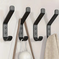 Wall Mounted Hooks for Hanging Coats Hats Backpacks Keys, Utility Hooks for Home Kitchen Bathroom Hanging