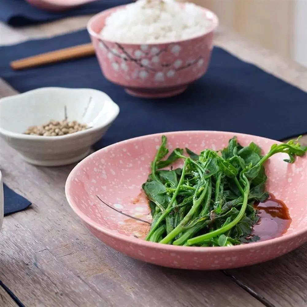 Cutlery Ceramic Dinnerware dining table dish set dinner eco friendly Japanese Style Tableware Household