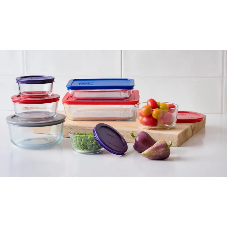 Simply Store Glass Bakeware Set 14 Piece