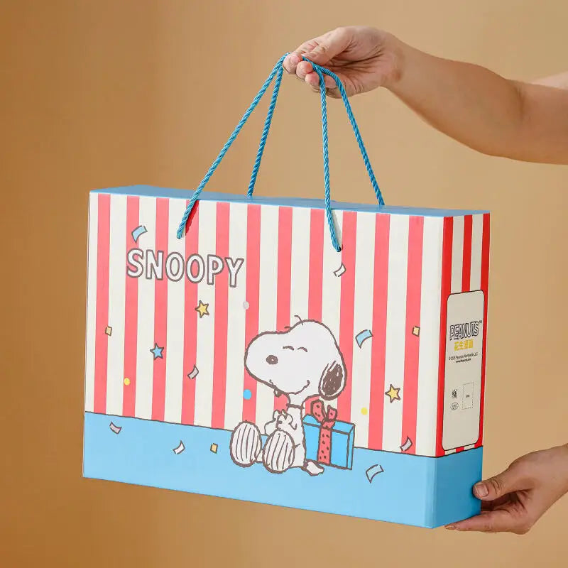 Kawaii Cartoon Anime Snoopy Ceramic Tableware Set Fruit Plate Rice Bowl Seasoning Dish Table Spoon and Chopsticks Birthday gift