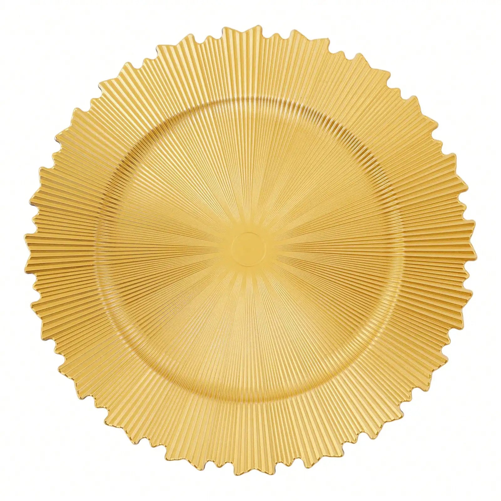 50pcs PP Charger Plates Set Round Charger Plates for Wedding Party Baby Shower Birthday Party Table Decor&Holiday Dining Setting