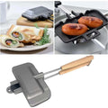Breakfast Sandwich Maker, 4w1h sandwich maker, hot dog toaster,press bakeware nonstick frying pan pancake pan cooker with removable handle for breakfast pancakes, omelets, frittatas and toast (C-1)