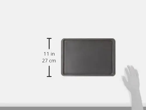 GoodCook Everyday Nonstick Baking Sheet Set, 3 Pack Includes Small (13×9) Medium (15×1) and Large (17×11) Pans Carbon Steel Construction Cookie Sheets Bakeware Set, Gray