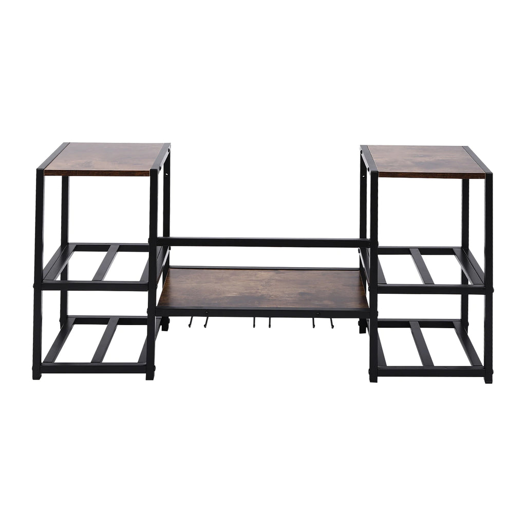 Wall Mounted Wine Rack  Wine Storage Display Rack for Home Bar Dining Room Kitchen