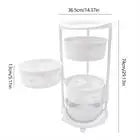 Multi-Layer Vegetable Rotating Basket Rack Fruit Snack Storage Kitchen Organizer