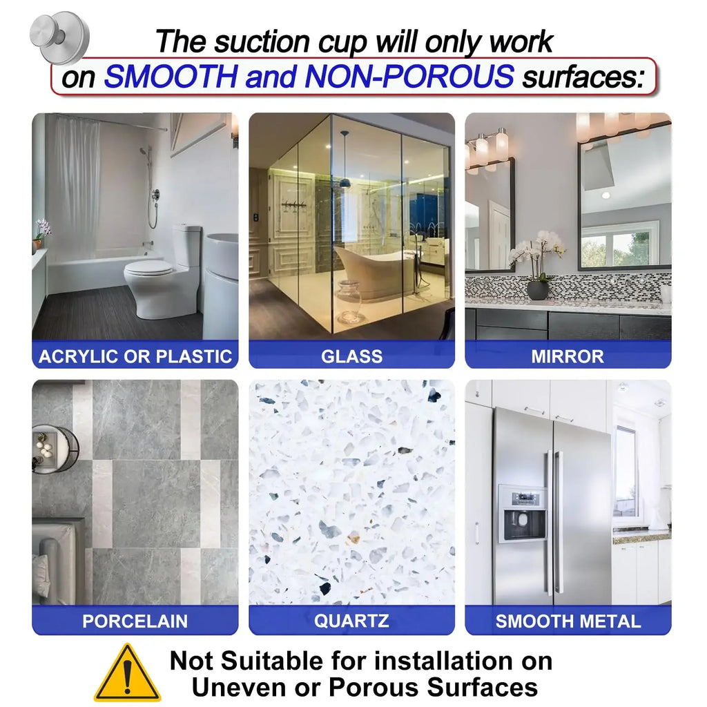 Vacuum Suction Cup Hooks Punch Free Bath Sucker Hook Wall Hook Hanger Glass Kitchen Bathroom Hooks for Towel Handbag