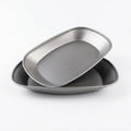 Titanium Camping Dinner Plate Ultralight Portable Plate for BBQ Fish Salad Fruit, Reusable Outdoor Tableware for Travel