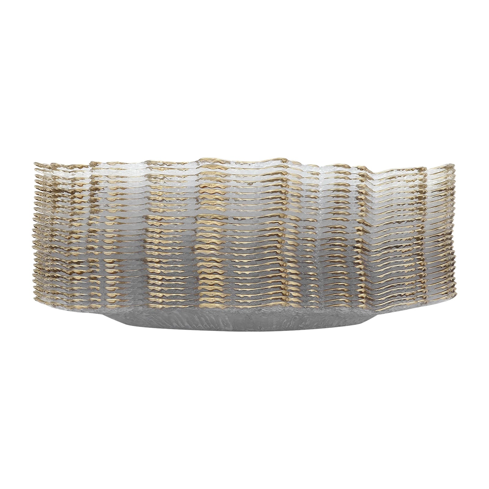 NEW 25 Pieces Clear Charger Plates, Table Charger Plates, Dinner Charger Plate for Banquets, Weddings, Bridal Showers