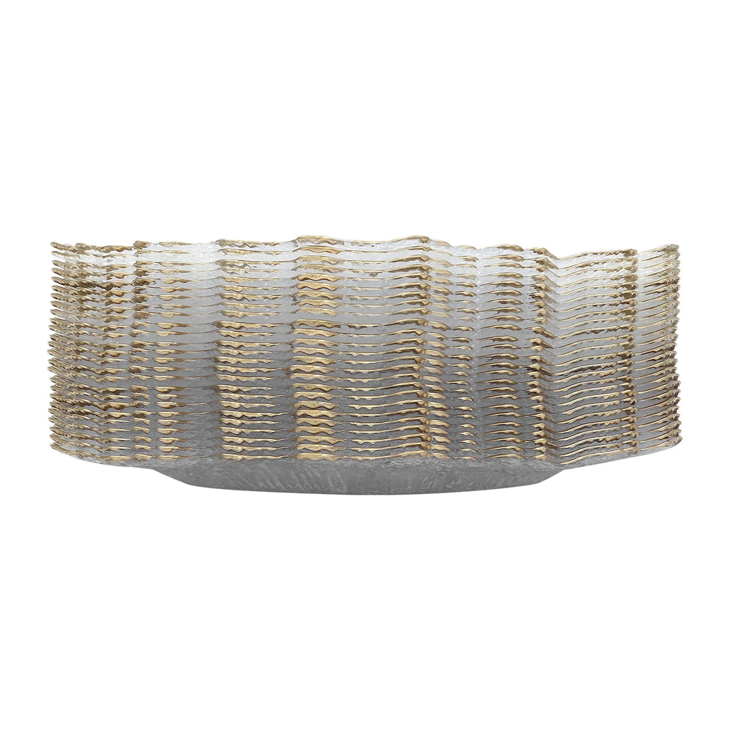 NEW 25 Pieces Clear Charger Plates, Table Charger Plates, Dinner Charger Plate for Banquets, Weddings, Bridal Showers