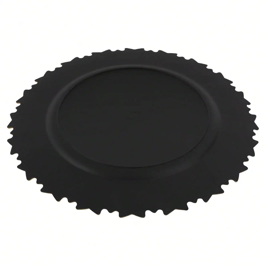 50pcs PP Charger Plates Set Round Charger Plates for Wedding Party Baby Shower Birthday Party Table Decor&Holiday Dining Setting