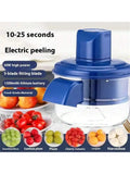 Automatic Electric Peeler for Grapes, Tomatoes & Garlic, Rechargeable Portable Kitchen Tool