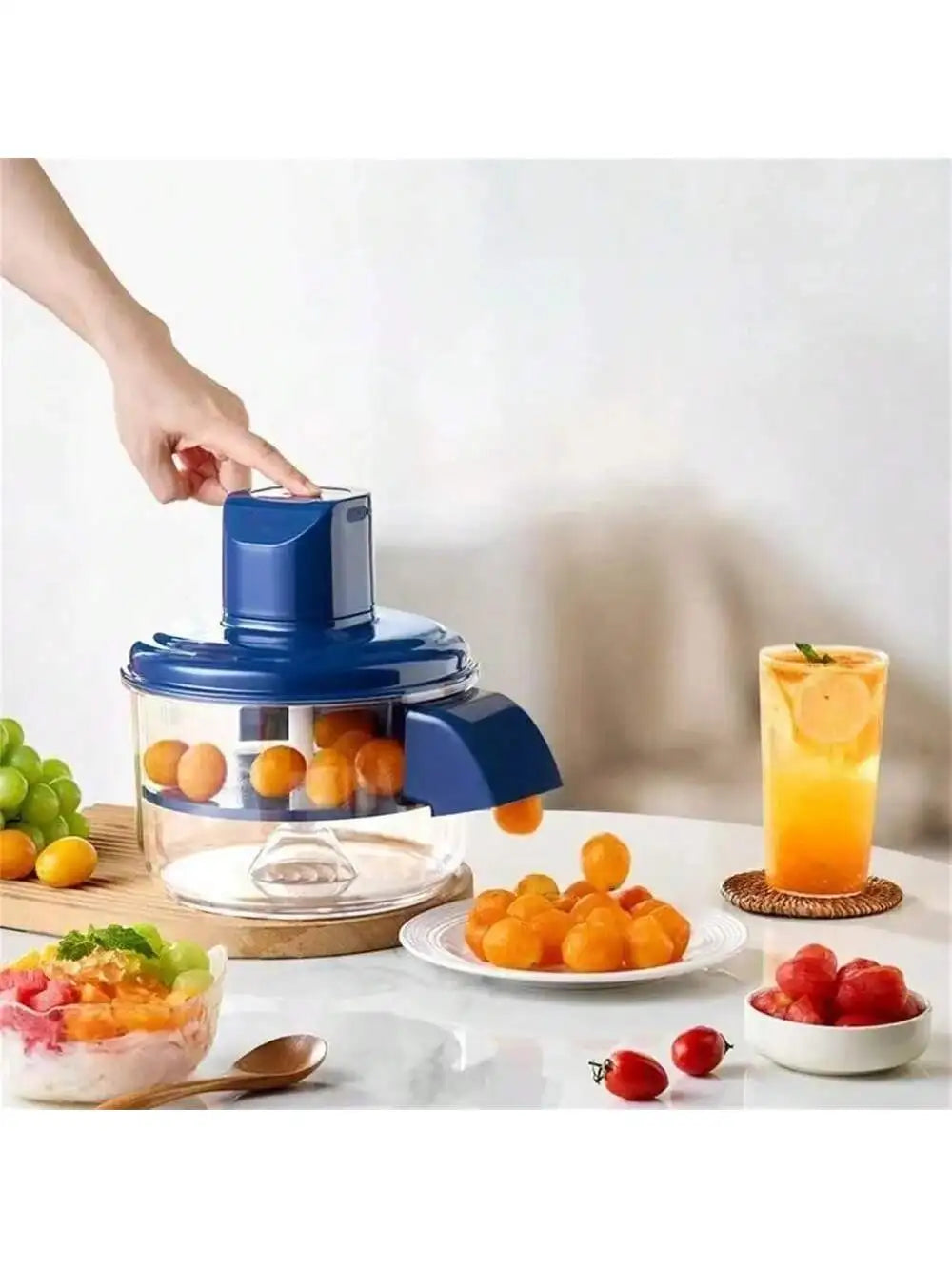Automatic Electric Peeler for Grapes, Tomatoes & Garlic, Rechargeable Portable Kitchen Tool