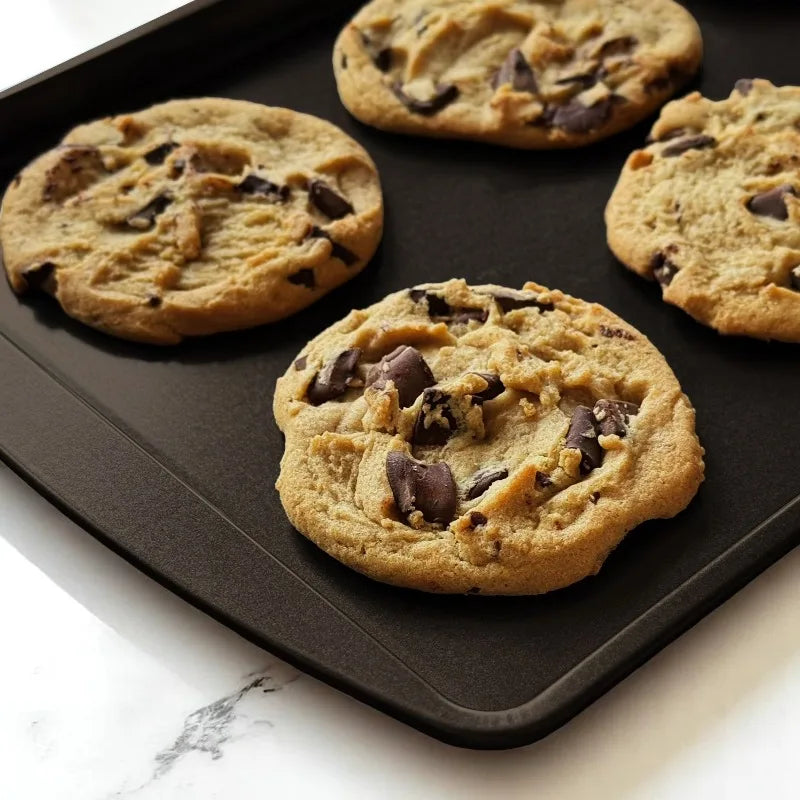 (3 pack) Non-Stick Small Cookie Sheet Bakeware Pan