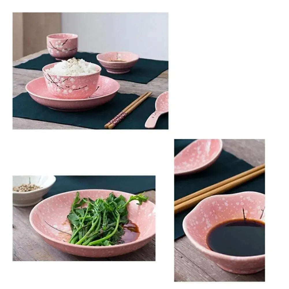 Cutlery Ceramic Dinnerware dining table dish set dinner eco friendly Japanese Style Tableware Household