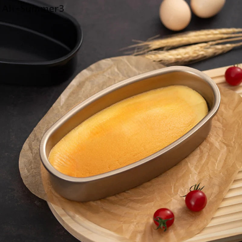 Oval Bread Mold Carbon Steel Non-Stick Cake Pan Toast Mold Cake Baking Tray Loaf Pan Kitchen Baking Tools Bakeware Baking Mold