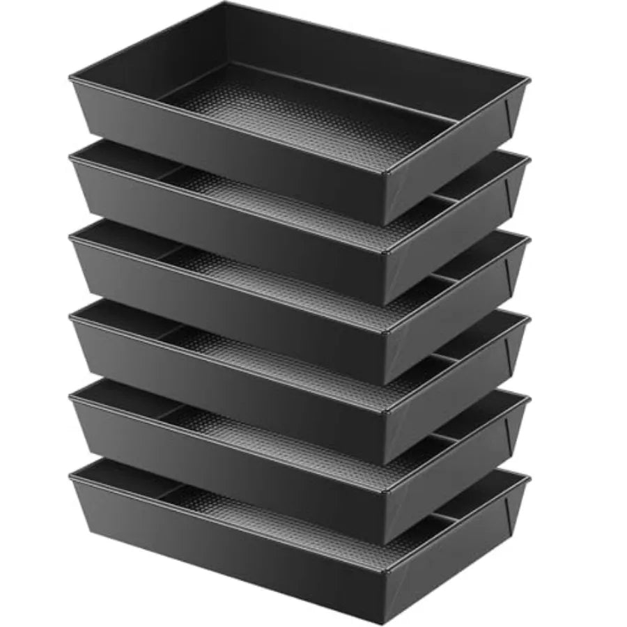 Pcs Detroit Style Pizza Pan Non Stick Rectangle Deep Pizza Pans Pre Seasoned Carbon Steel Sicilian Style Pan Dish Bakeware Kitc